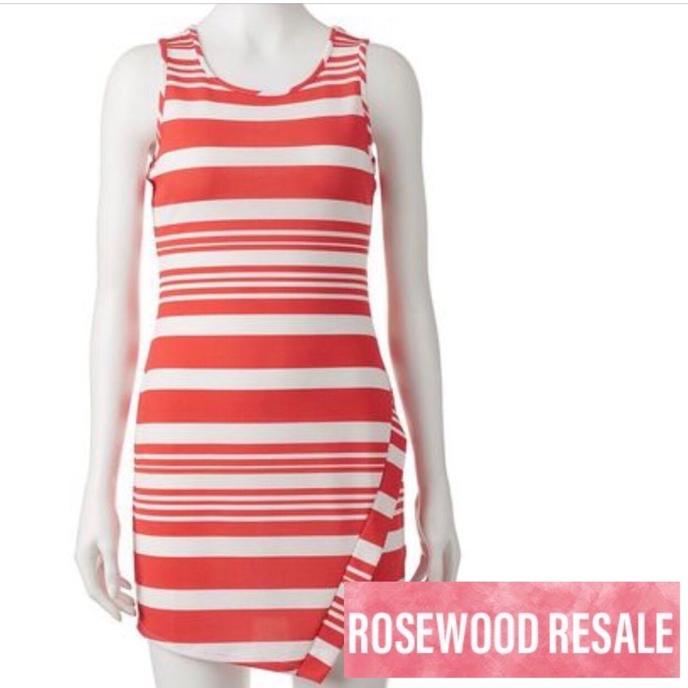 Pink Republic Sleeveless Asymmetrical Hem Dress